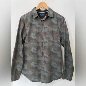 New Tony Hawk Men’s Camouflage skateboarding Long Sleeve Shirt